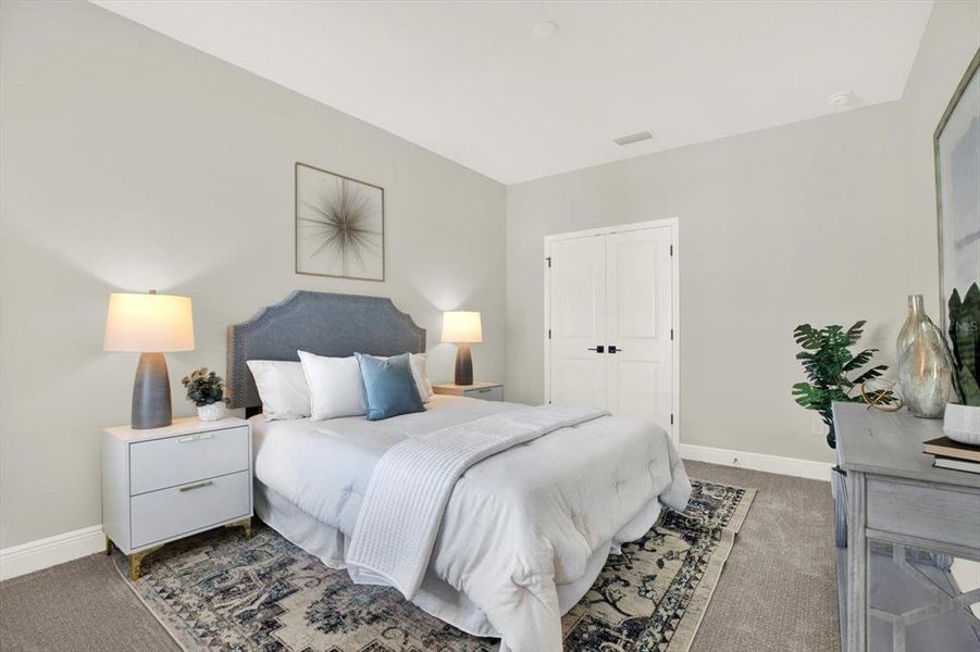 Furnished interior view inside a new home in The Towns At Long Bayou, Seminole (Image 6). Furnished interior view inside a new home in The Towns At Long Bayou, Seminole (Image 6).