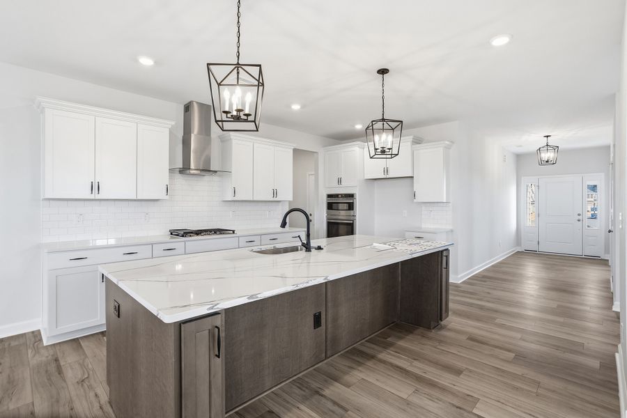 Furnished interior view inside a new home in Sweetbrier, Durham (Image 5).