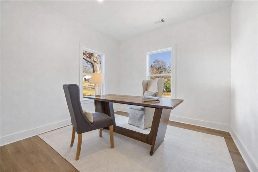 Furnished interior view inside a new home in , Atlanta (Image 19). Furnished interior view inside a new home in , Atlanta (Image 19).