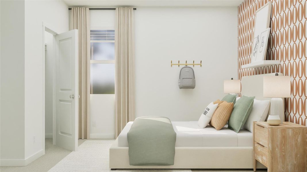 Furnished interior view inside a new home in Elm Creek: Coastline Collection, Elgin (Image 24).