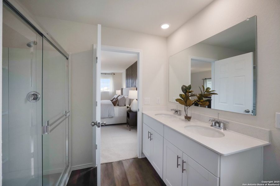 Furnished interior view inside a new home in , San Antonio (Image 21).