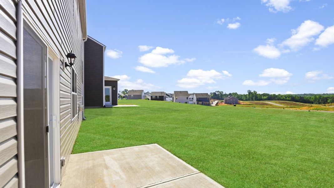 Exterior details and patio area of a home in Baxter Village, Boiling Springs (Image 22).