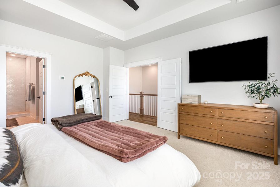 Spacious Primary Bedroom with large ensuite bathroom.
