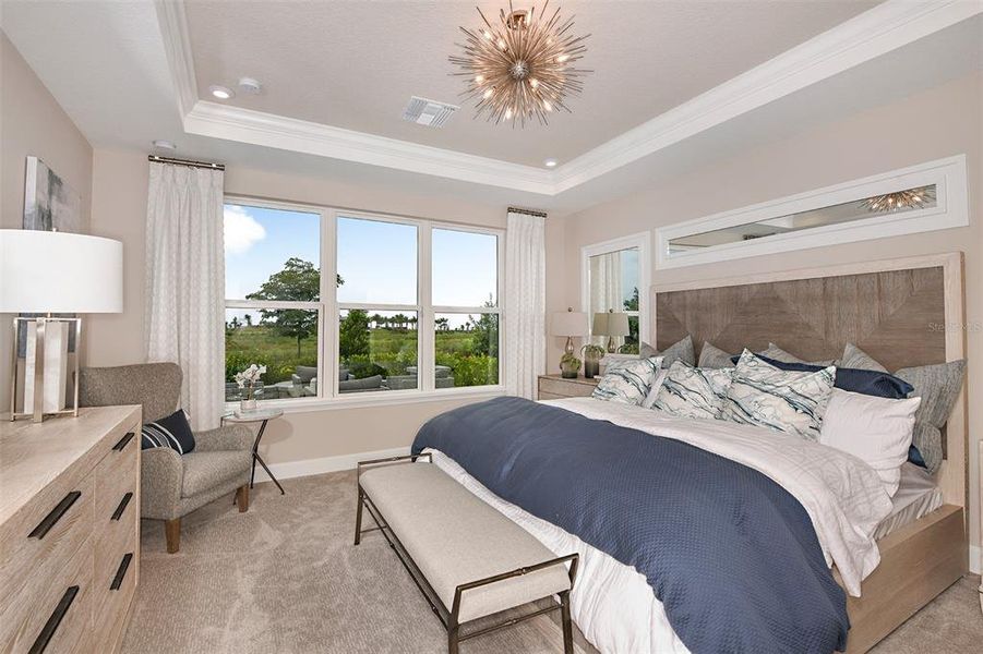 Furnished interior view inside a new home in Skye Ranch Community Group Page, Sarasota (Image 23). Furnished interior view inside a new home in Skye Ranch Community Group Page, Sarasota (Image 23).