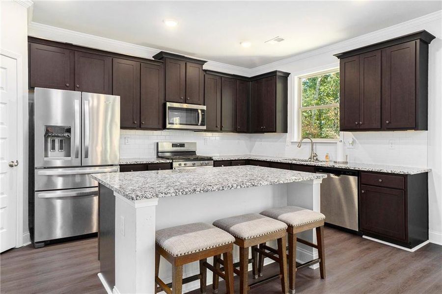 Furnished interior view inside a new home in Paces Estates, Lithia Springs (Image 8). Furnished interior view inside a new home in Paces Estates, Lithia Springs (Image 8).