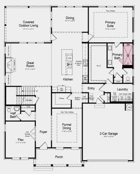 2D floor plan layout of this home in Reserve at Hickory Walk, Kennesaw, GA (Image 3). 2D floor plan layout of this home in Reserve at Hickory Walk, Kennesaw, GA (Image 3).