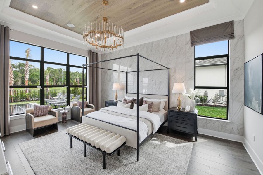 Representative furnished interior of a home built from the Layton by DiVosta in Amara, Lake Worth (Image 14). Representative furnished interior of a home built from the Layton by DiVosta in Amara, Lake Worth (Image 14).