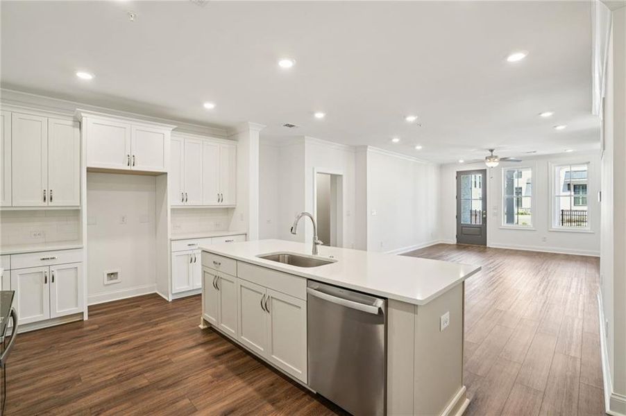 Furnished interior view inside a new home in , Peachtree Corners (Image 7).