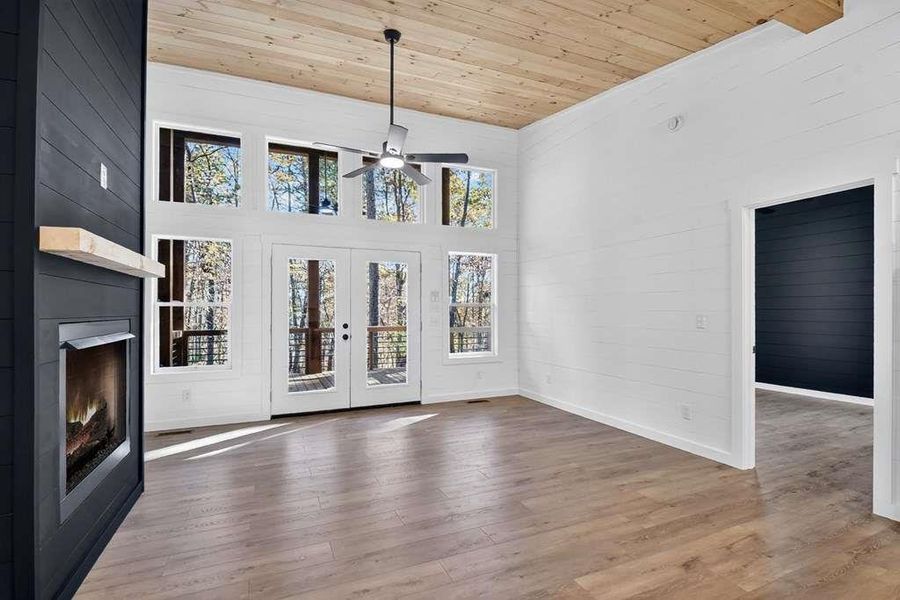 Spacious, unfurnished interior of a new home in , Morganton (Image 24).