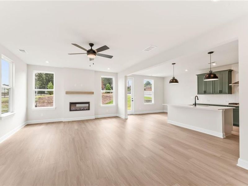 Spacious, unfurnished interior of a new home in The Village at Shallowford, Kennesaw (Image 14). Spacious, unfurnished interior of a new home in The Village at Shallowford, Kennesaw (Image 14).
