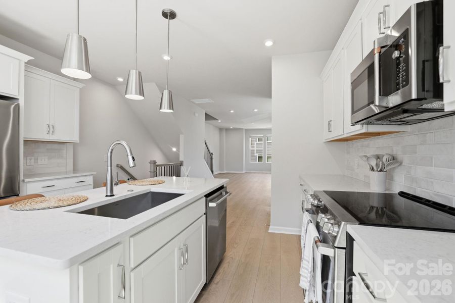 Furnished interior view inside a new home in , Charlotte (Image 13).