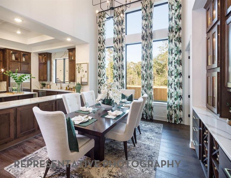 Furnished interior view inside a new home in Mosaic, Celina (Image 26).