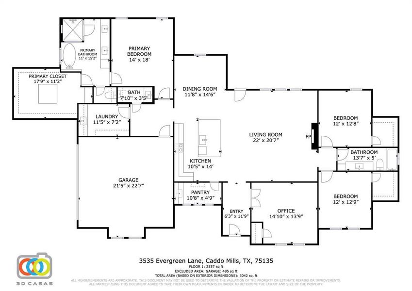 View of home floor plan