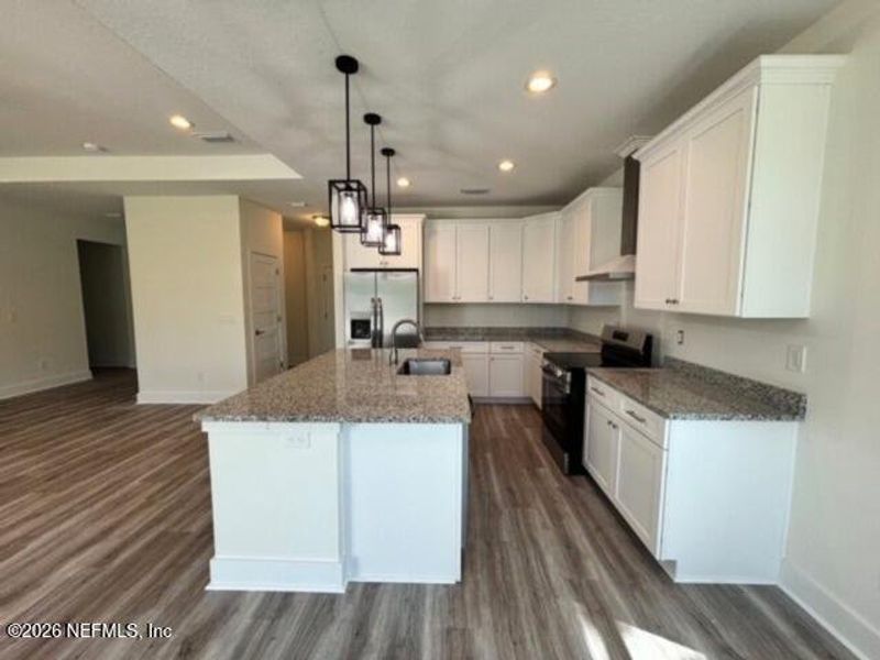 Furnished interior view inside a new home in , Melrose (Image 9).