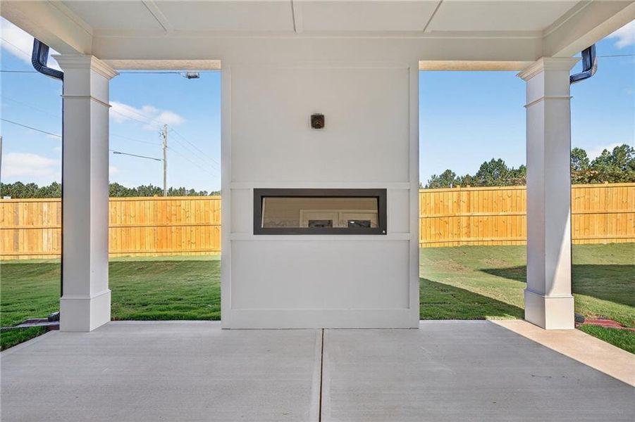 Exterior details and patio area of a home in , Buford (Image 3).