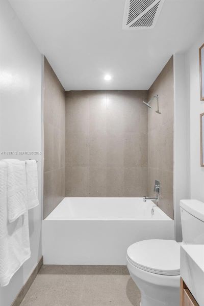 Furnished interior view inside a new home in , Miami (Image 12).