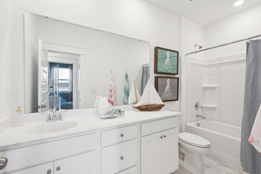 Furnished interior view inside a new home in Carnes Crossroads, Summerville (Image 37).
