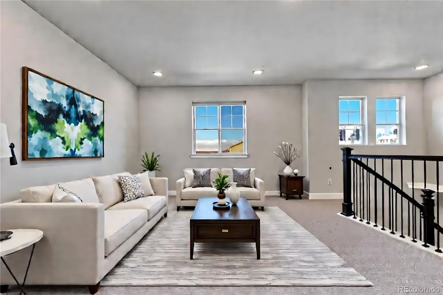 Furnished interior view inside a new home in , Parker (Image 7). Furnished interior view inside a new home in , Parker (Image 7).