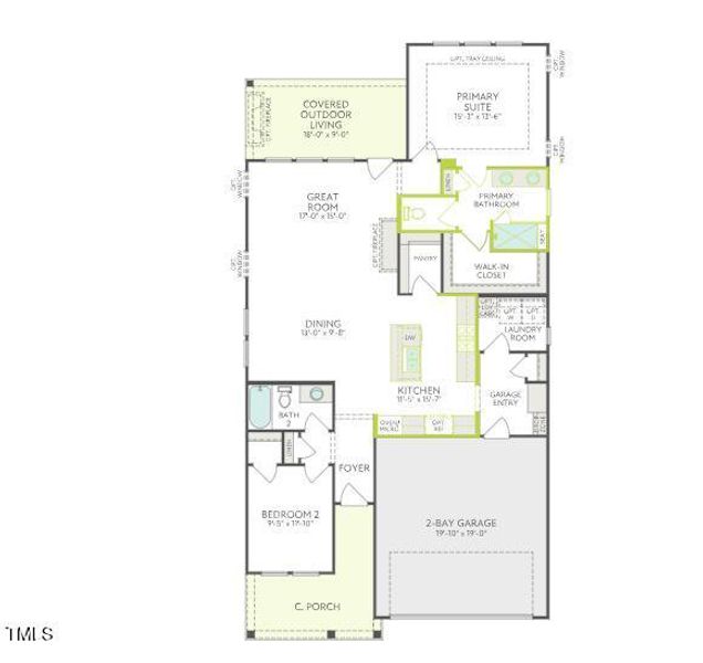 Hickory Hill Floorplan Serenity Fuquay-V