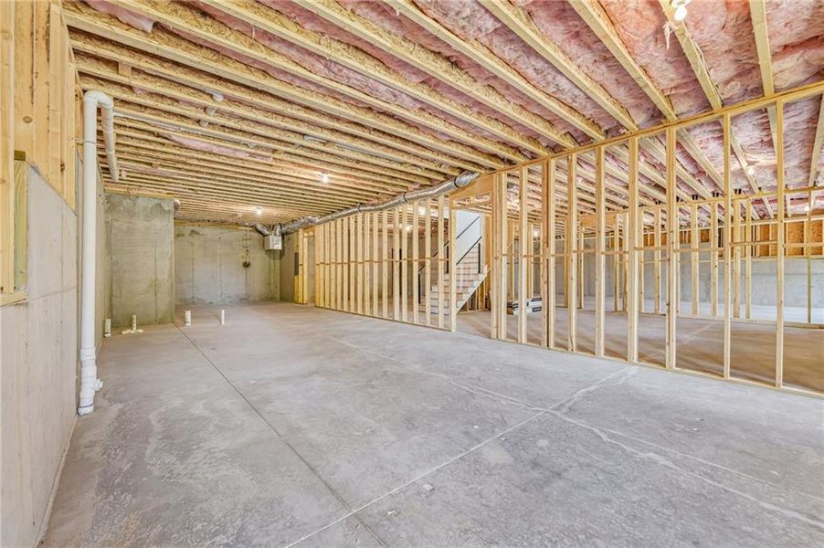 In-progress construction of a new home in , Buford, GA (Image 50).