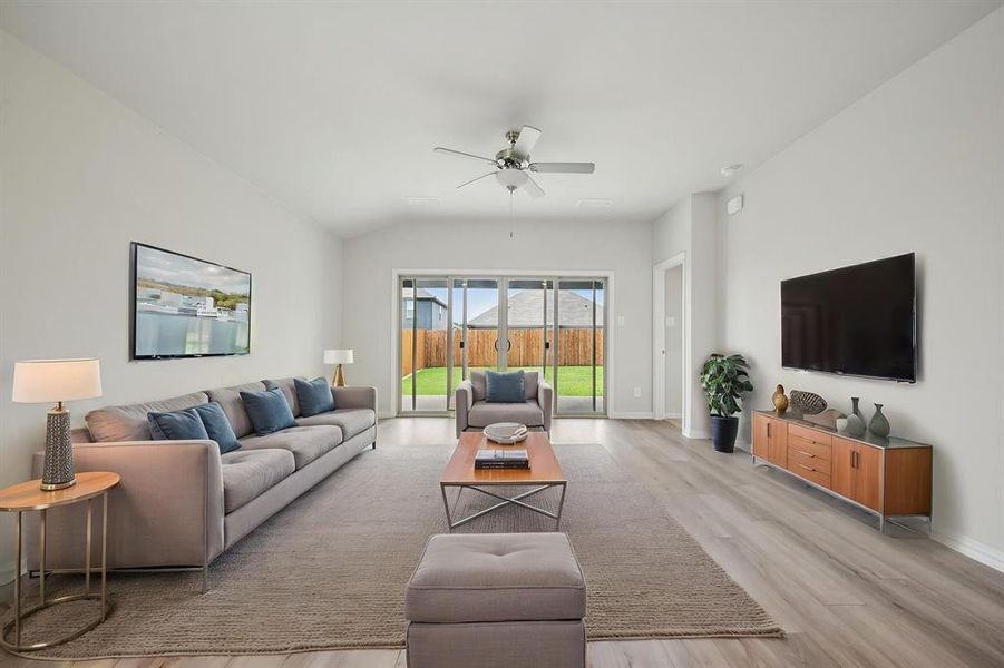 Furnished interior view inside a new home in Westmoor, Sherman (Image 8).