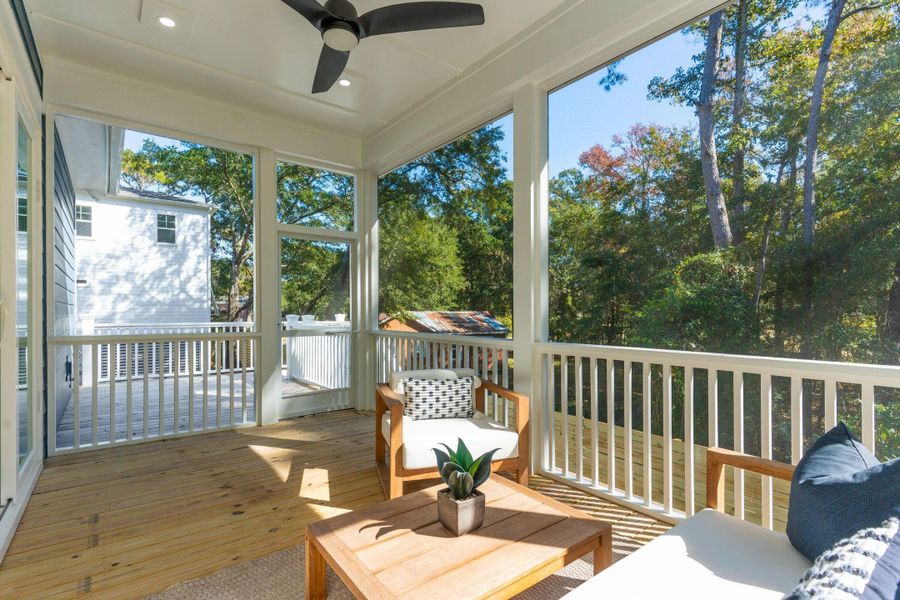 Exterior details and patio area of a home in , Mount Pleasant (Image 39).