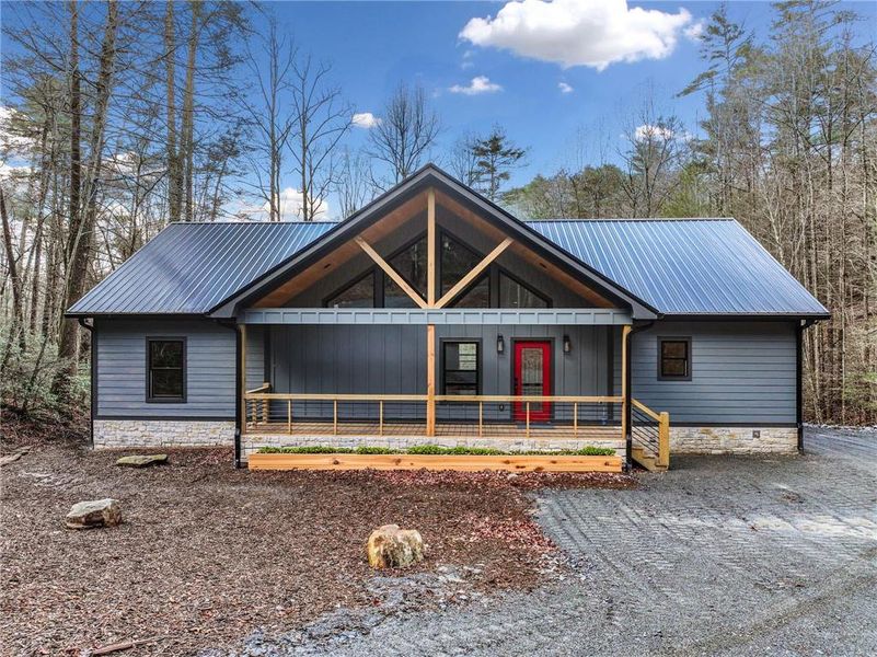 Exterior details and patio area of a home in , Ellijay (Image 24). Exterior details and patio area of a home in , Ellijay (Image 24).