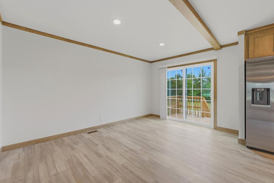 Spacious, unfurnished interior of a new home in , Cross (Image 29).