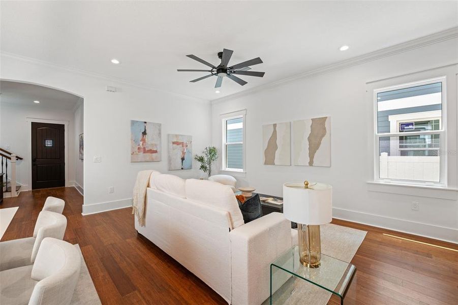Furnished interior view inside a new home in , Tampa (Image 10).