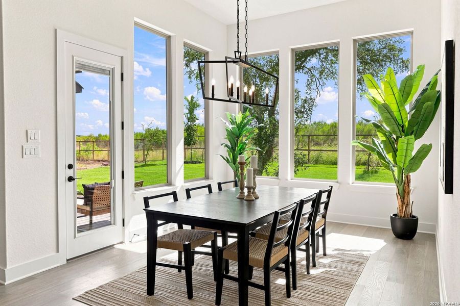 Furnished interior view inside a new home in Shavano Highlands, San Antonio (Image 14).