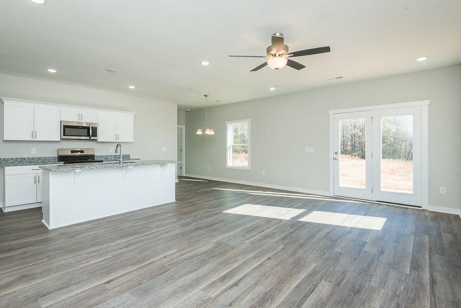 Representative furnished interior of a home built from the Tolkien by Foundation Home Builders LLC in Northwyck Drive, Pikeville (Image 10). Representative furnished interior of a home built from the Tolkien by Foundation Home Builders LLC in Northwyck Drive, Pikeville (Image 10).