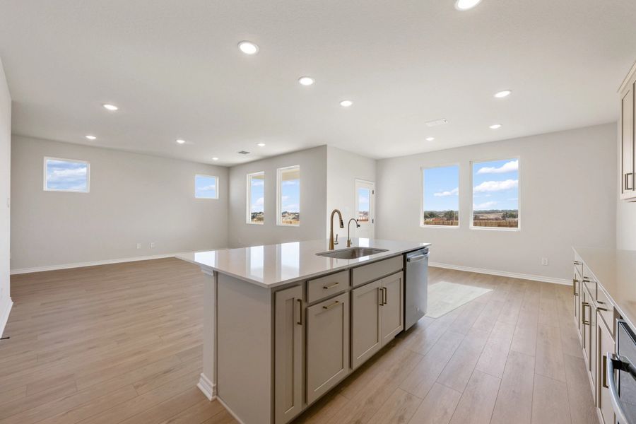 Furnished interior view inside a new home in The Homestead at Lariat, Liberty Hill (Image 11).