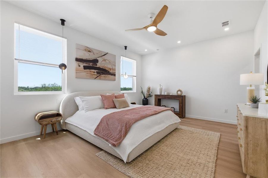 Furnished interior view inside a new home in , St. Petersburg (Image 31).
