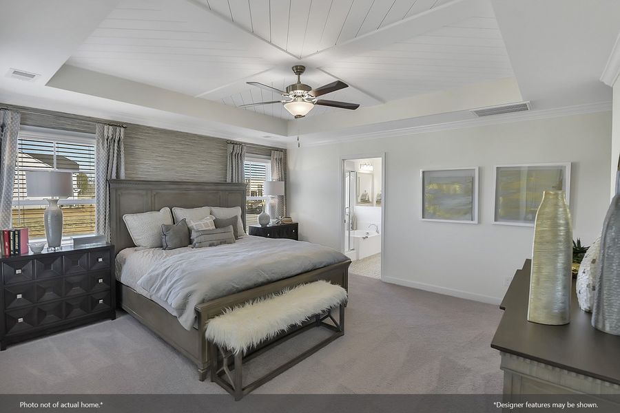 Furnished interior view inside a new home in Pebble Branch, Chapin (Image 10).