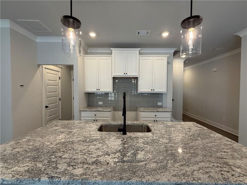 Furnished interior view inside a new home in The Towns at Auburn Station East, Auburn (Image 4).