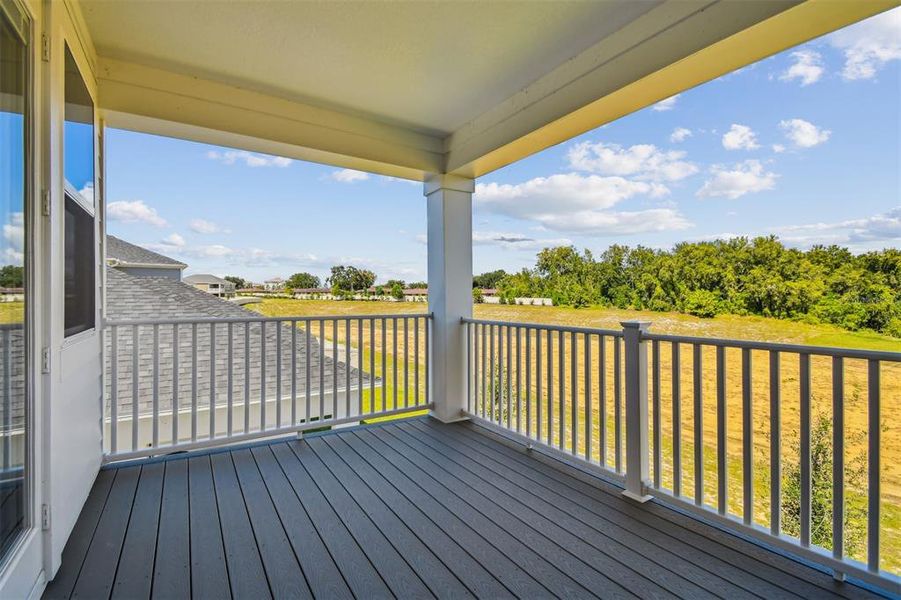 Exterior details and patio area of a home in Emerson Pointe, Apopka (Image 3).