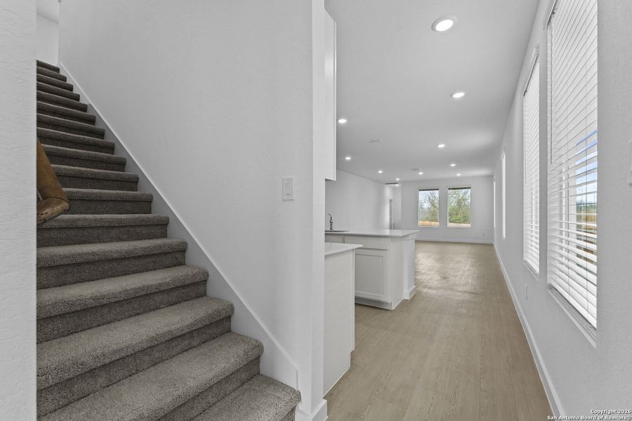 Spacious, unfurnished interior of a new home in Hightop Ridge, Converse (Image 14).