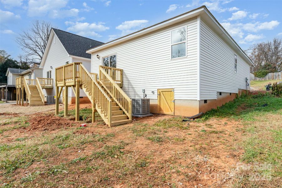 Exterior details and patio area of a home in , Lowell (Image 17). Exterior details and patio area of a home in , Lowell (Image 17).