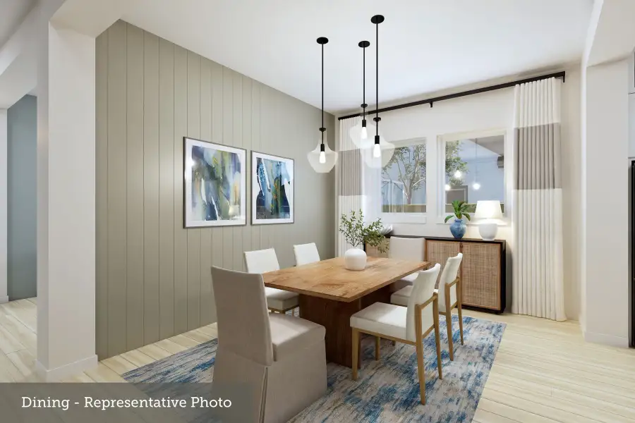 Furnished interior view inside a new home in Wildrye, Waller (Image 6).