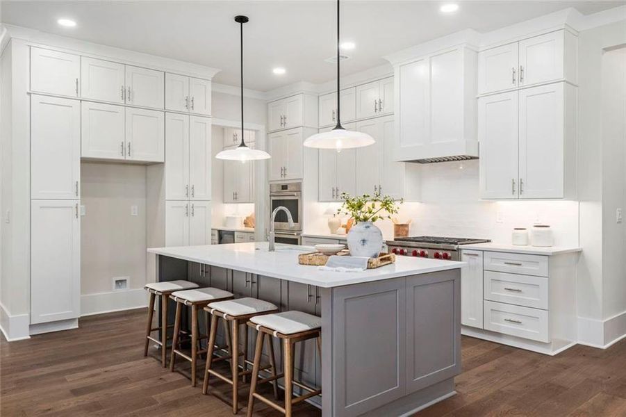 Furnished interior view inside a new home in , Atlanta (Image 49).