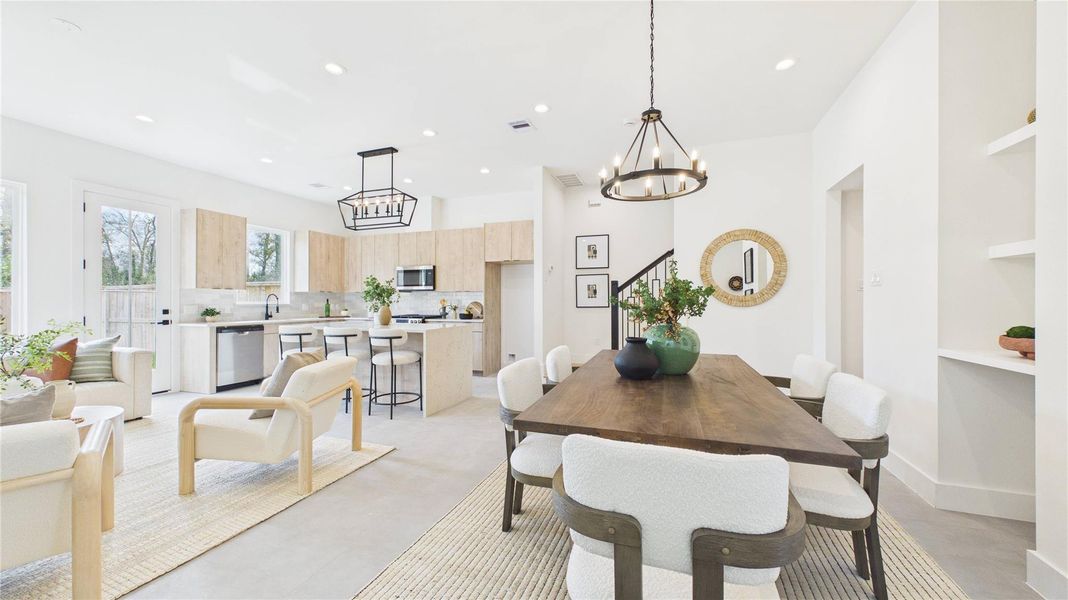 Furnished interior view inside a new home in Cebra Court, Houston (Image 32).