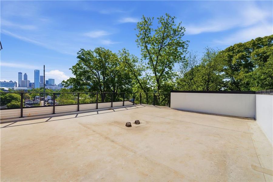 Exterior details and patio area of a home in , Atlanta (Image 20).