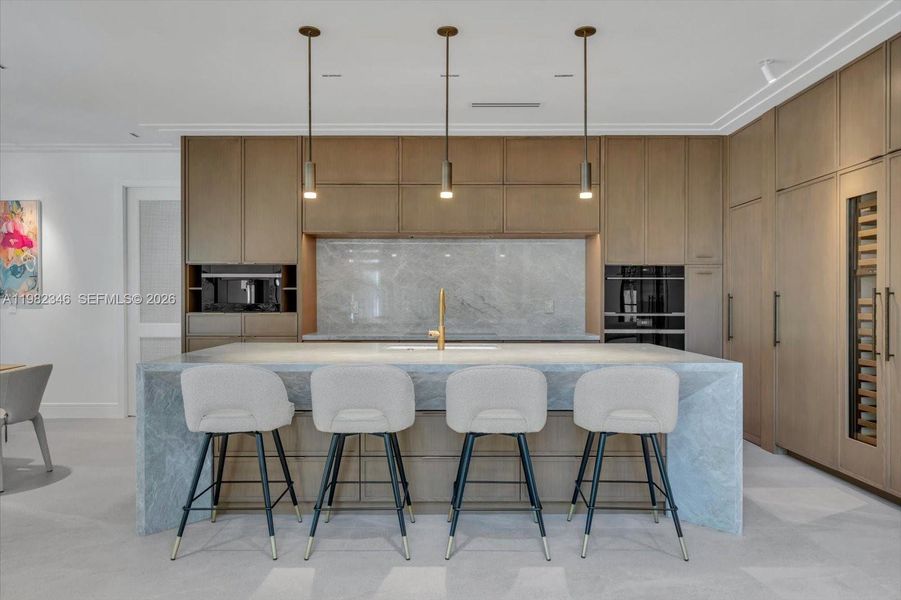 Furnished interior view inside a new home in , Miami (Image 5).