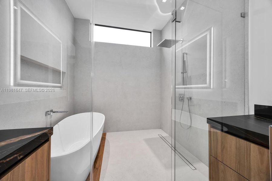 Furnished interior view inside a new home in , Miami (Image 7).