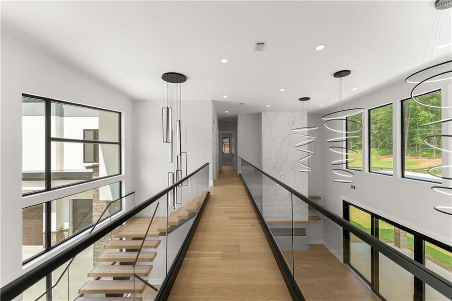 Furnished interior view inside a new home in , Hoschton (Image 7).