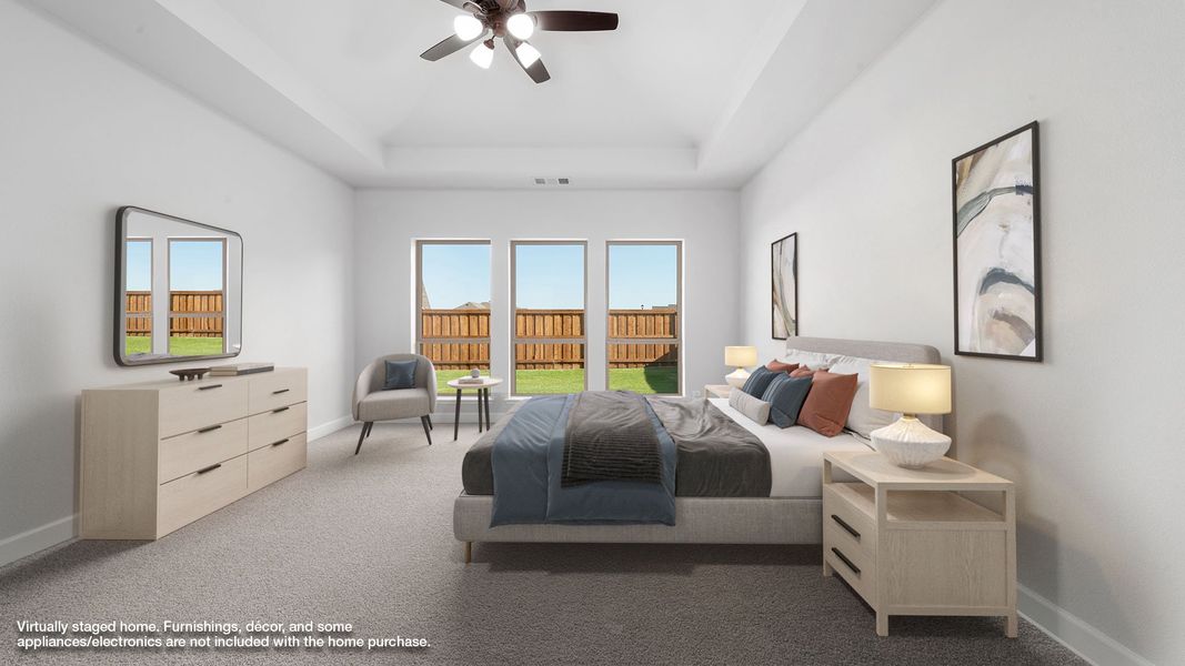 Representative furnished interior of a home built from the 4036W by Perry Homes in Sonoma Verde, Rockwall (Image 7). Representative furnished interior of a home built from the 4036W by Perry Homes in Sonoma Verde, Rockwall (Image 7).