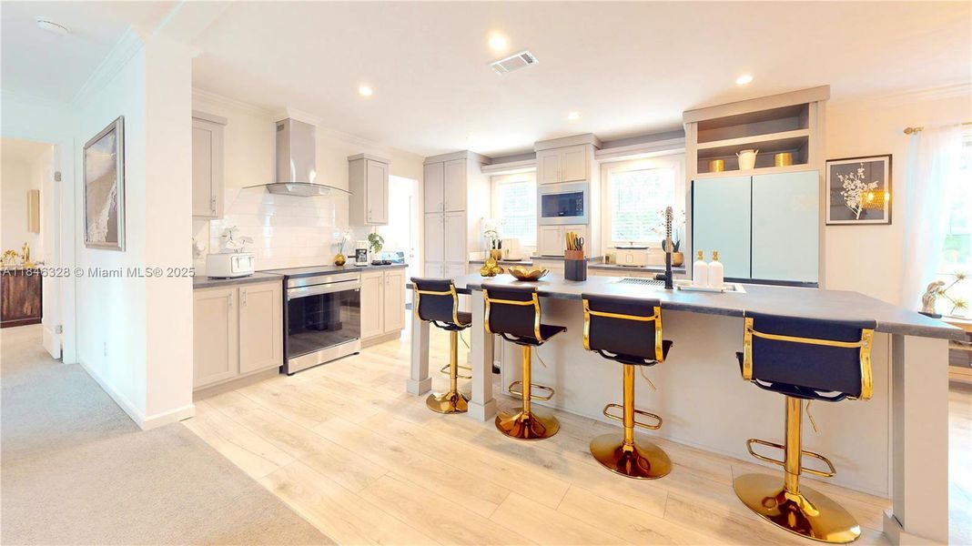 Furnished interior view inside a new home in , Clewiston (Image 5).