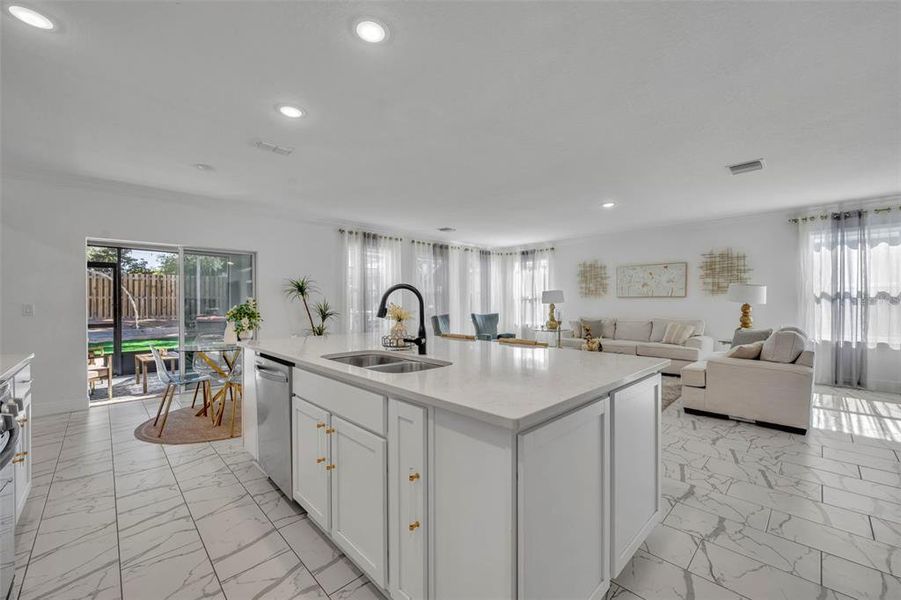 Furnished interior view inside a new home in , Leesburg (Image 29).