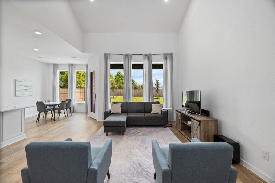 Furnished interior view inside a new home in , Cypress (Image 10).
