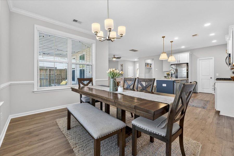 Furnished interior view inside a new home in Windsor Crossing, North Charleston (Image 27).